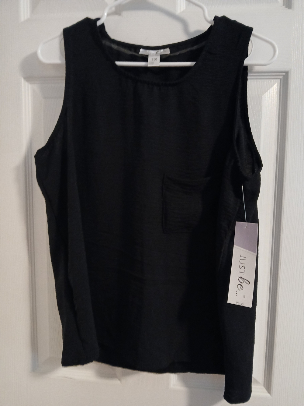 just be Black Sleeveless Tank